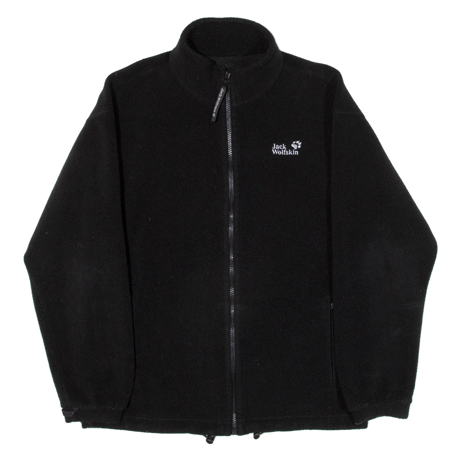 JACK WOLFSKIN Mens Fleece Jacket Black S
